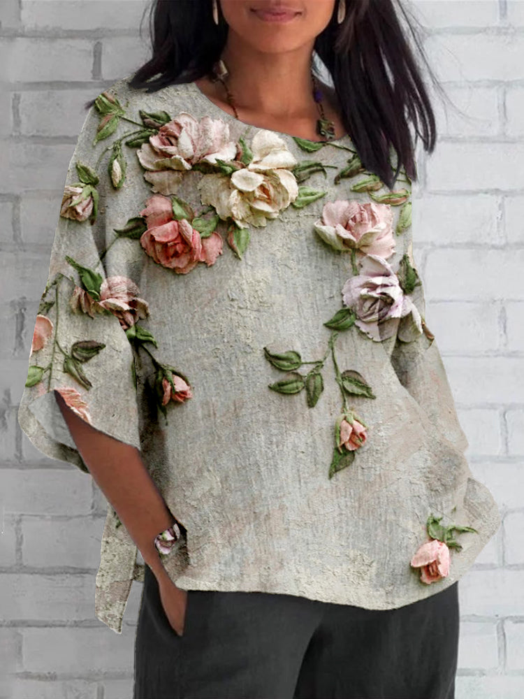 Iverra™ - Printed Floral Blouse