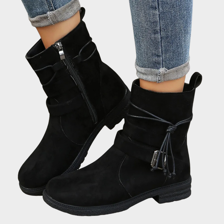 Delaney | Low Heel Ankle Boots