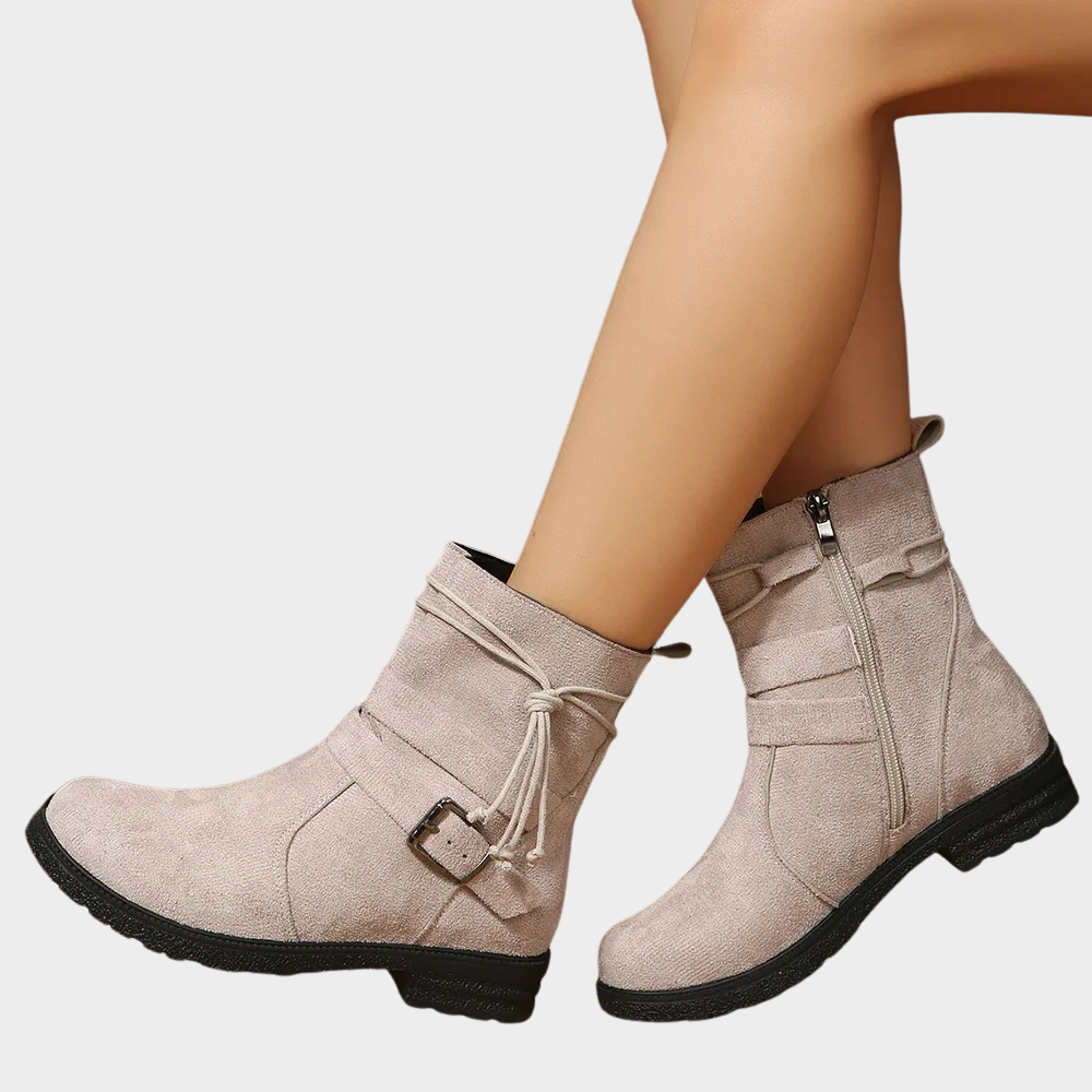 Delaney | Low Heel Ankle Boots