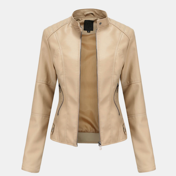 Anne | Elegant Leather Jacket