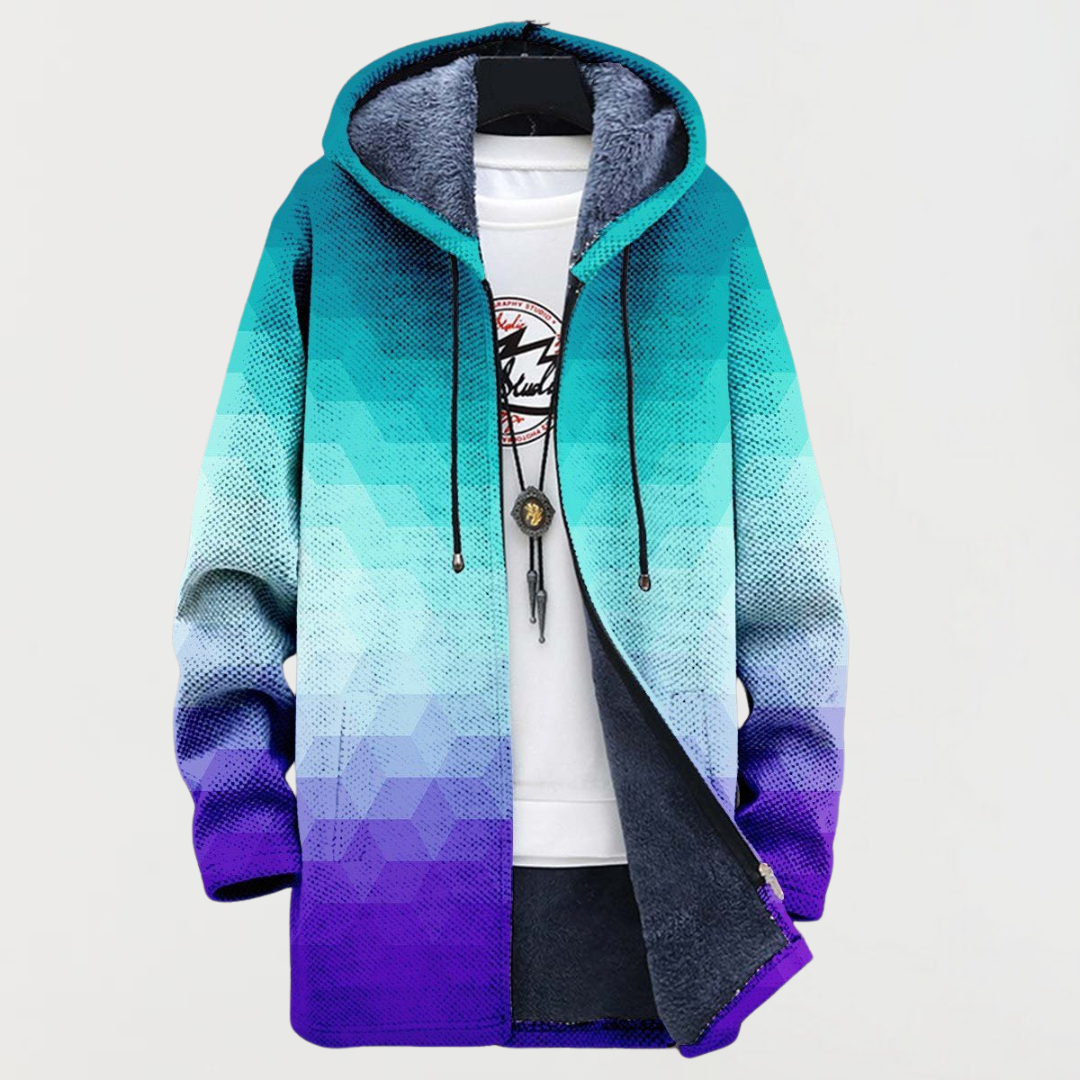 Meadow | Gradient Hexagon Hoodie