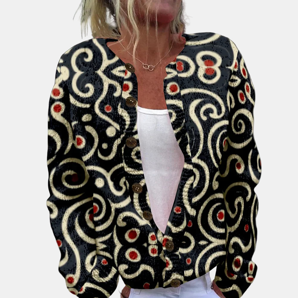 Alina | Chic Printed Cardigan