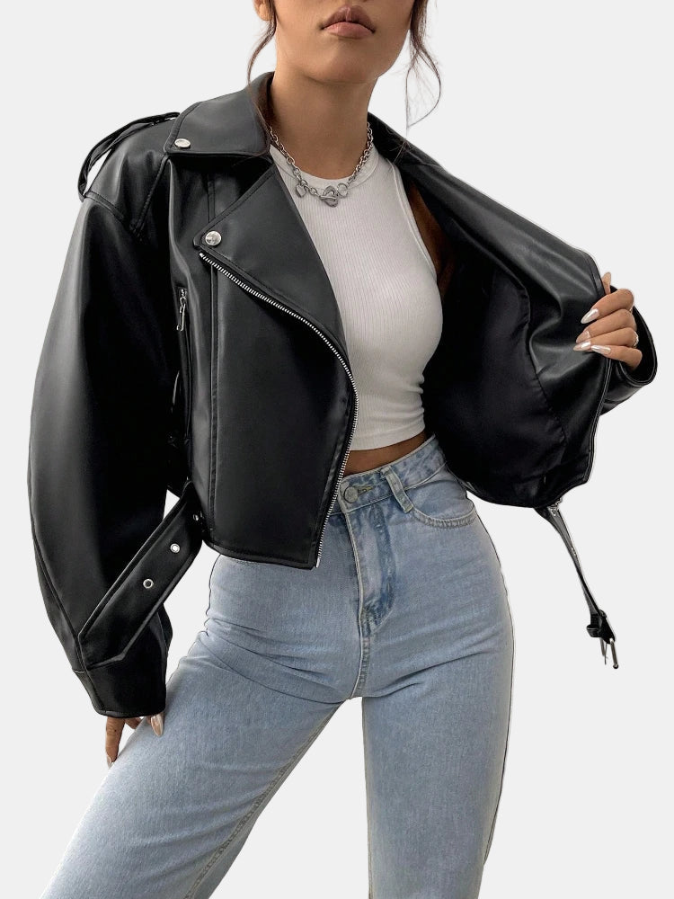 Scarlett | Stylish Leather Jacket