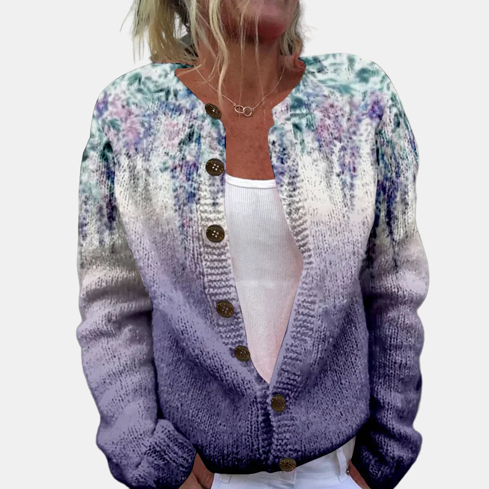 Emmeline | Chic Purple Cardigan