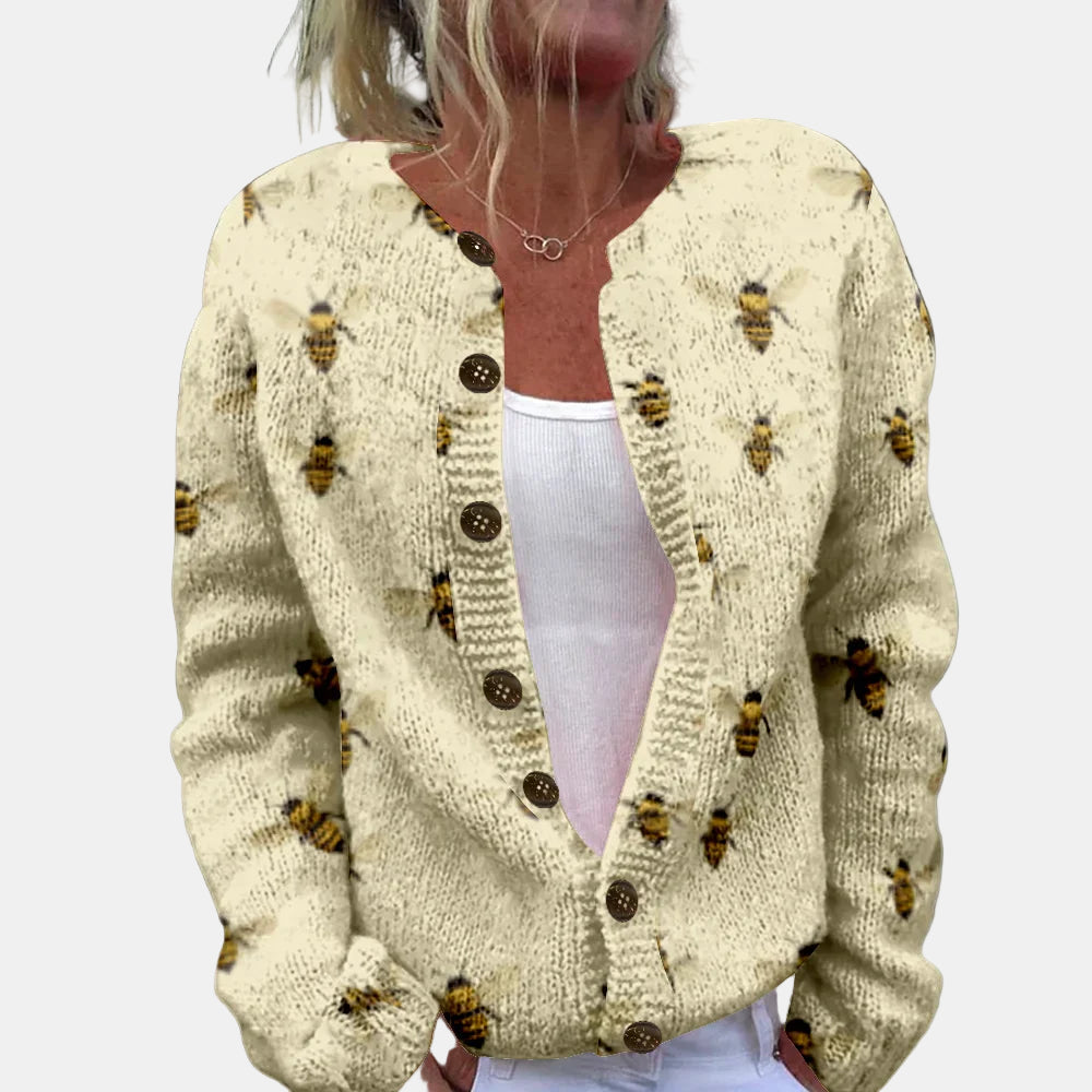 Aveline | Chic Printed Cardigan
