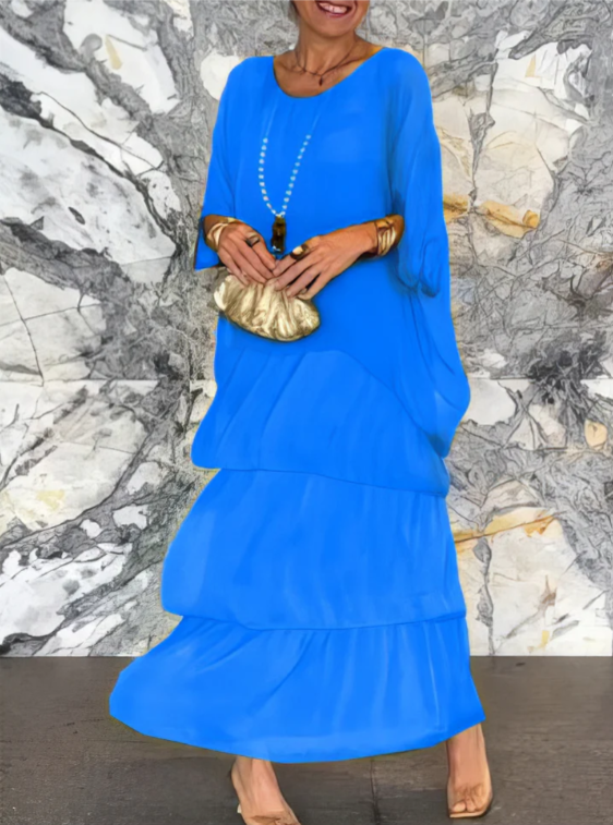 TINA | STYLISH BELLY-FLATTERING MAXI DRESS