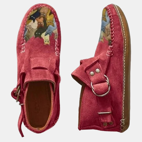 Nina | Casual Printed Ankle Boots