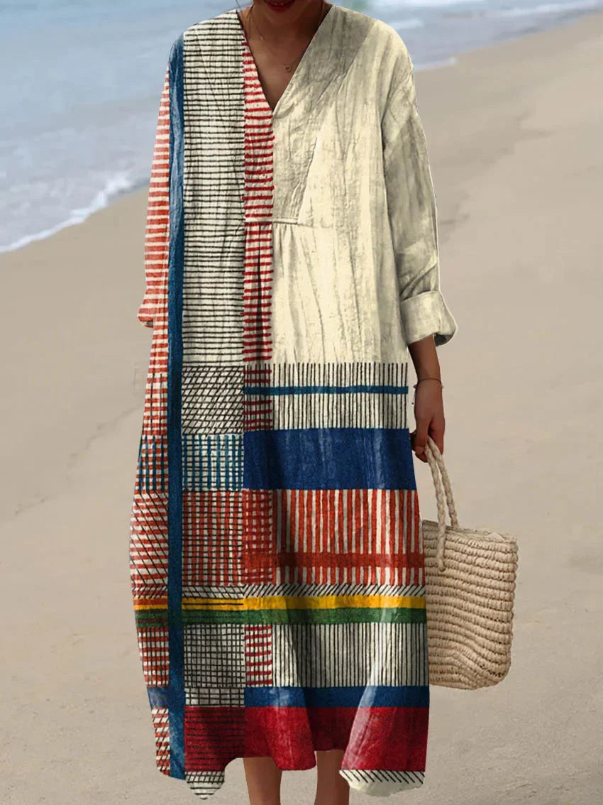 ZELINA | COMFORTABLE COLORFUL DRESS