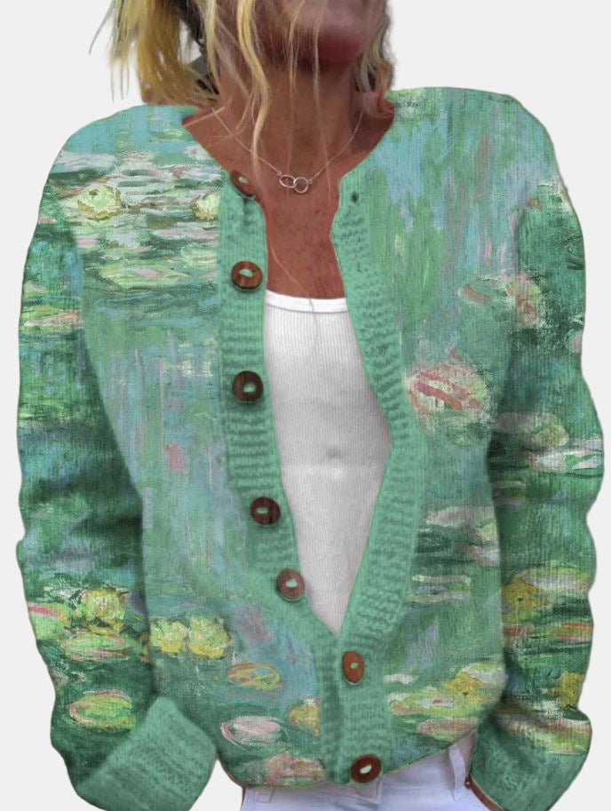 Isolde | Green Cardigan