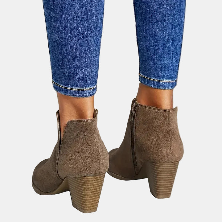 Hailey | Block Heel Ankle Boots