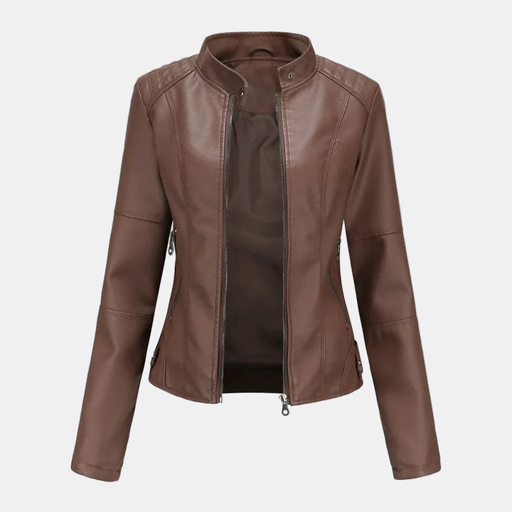 Victoria | Trendy Leather Jacket