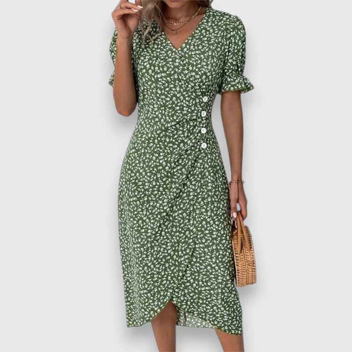 Christina | Elegant Floral Dress