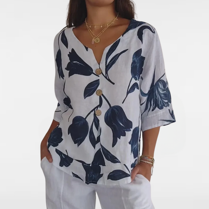Kennedy | Soft and Airy Floral Blouse