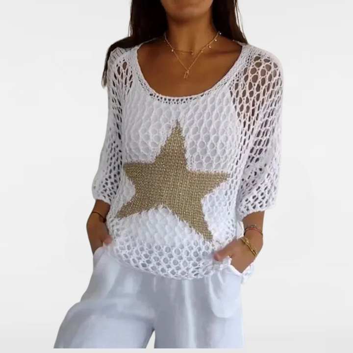Everly | Boho Lace Cover Up Blouse