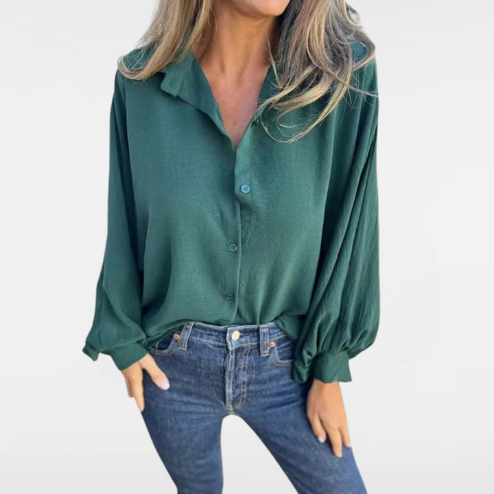 Skylar | Loose Fit Long Sleeve Blouse