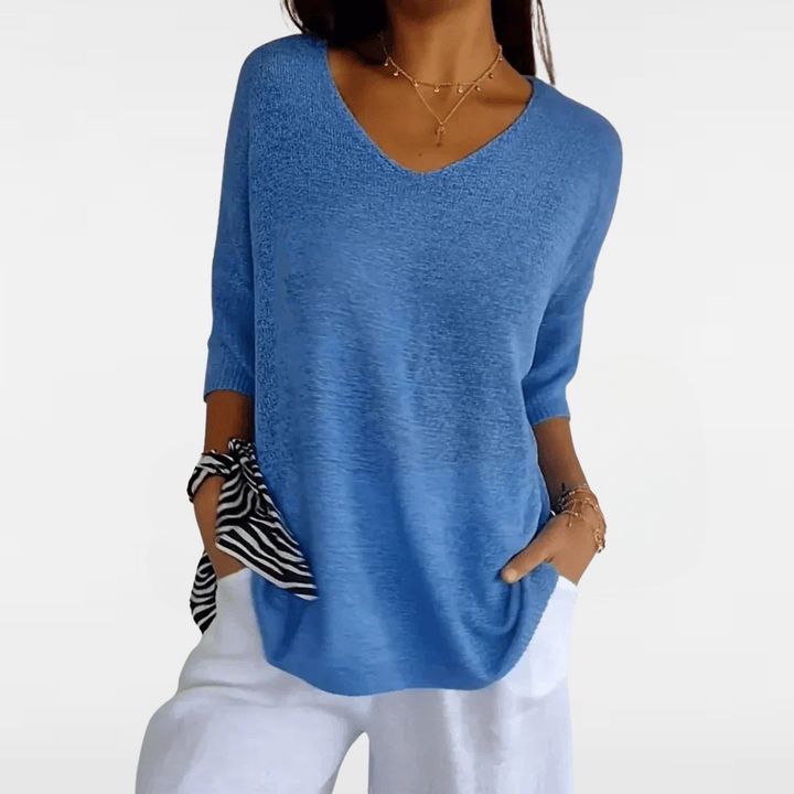 Hannah | Slimming V-Neck Top