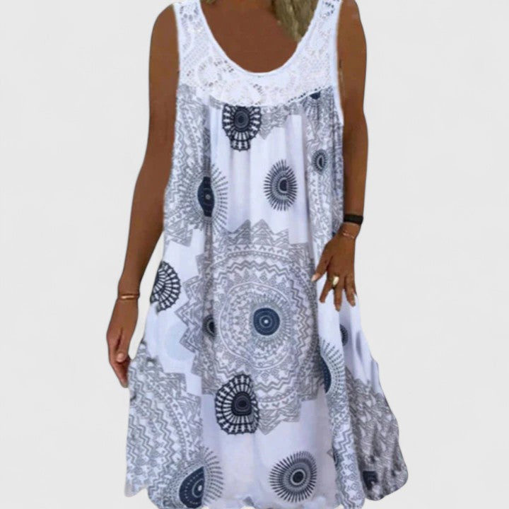 Elviana | Sleeveless summer comfy dress