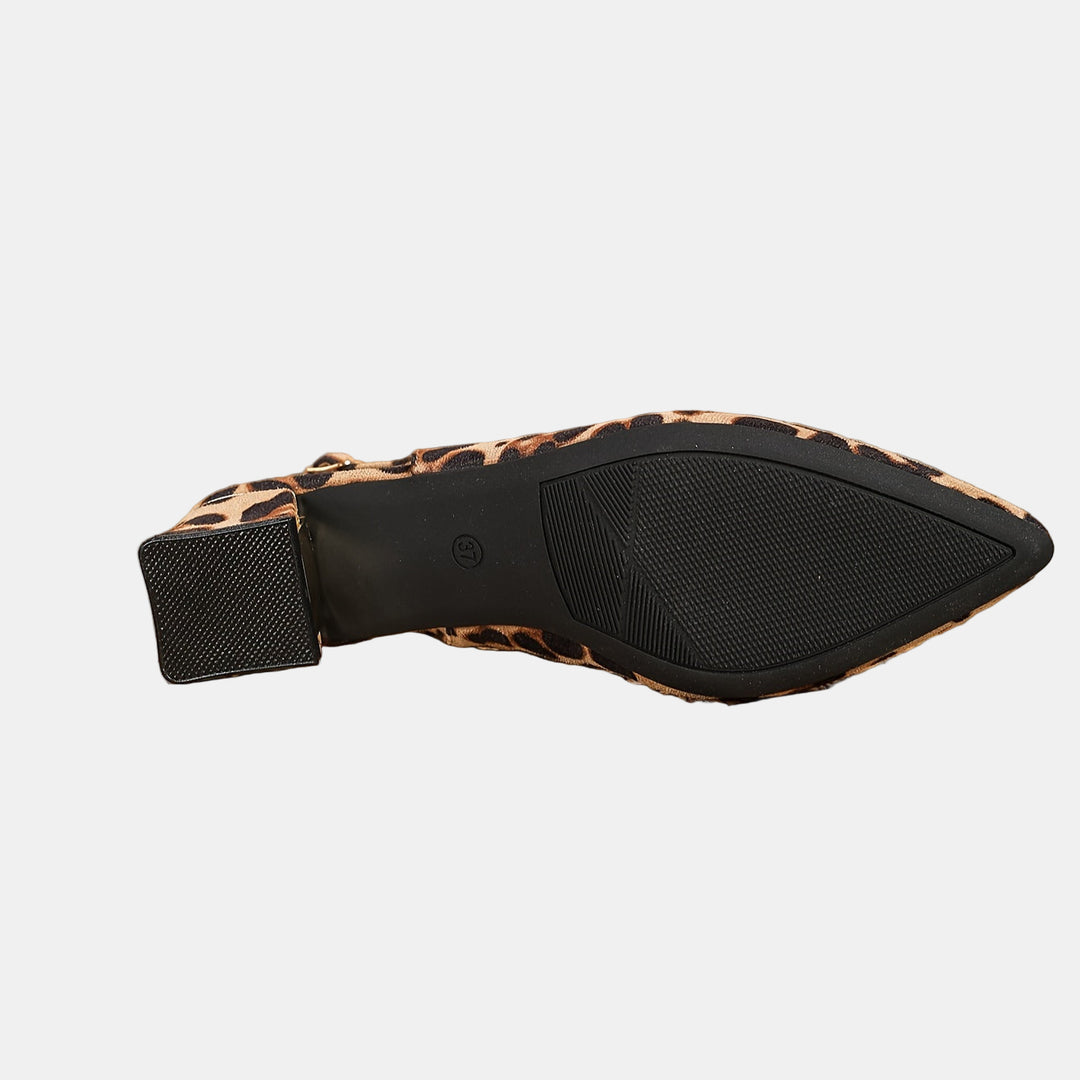 Liora | Luxe Leopard Slingbacks