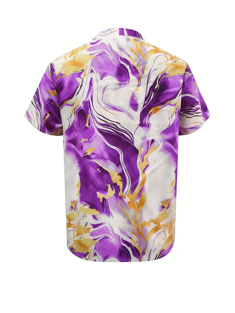 XYRIEL | STYLISH MARBLE PRINT BLOUSE