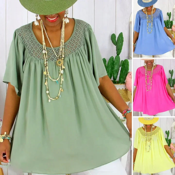 HILDA |  SHORT-SLEEVED SUMMER BLOUSE