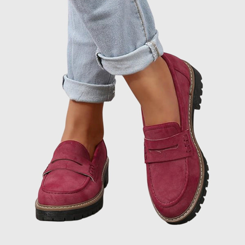 Lilia | Timeless Suede Loafers