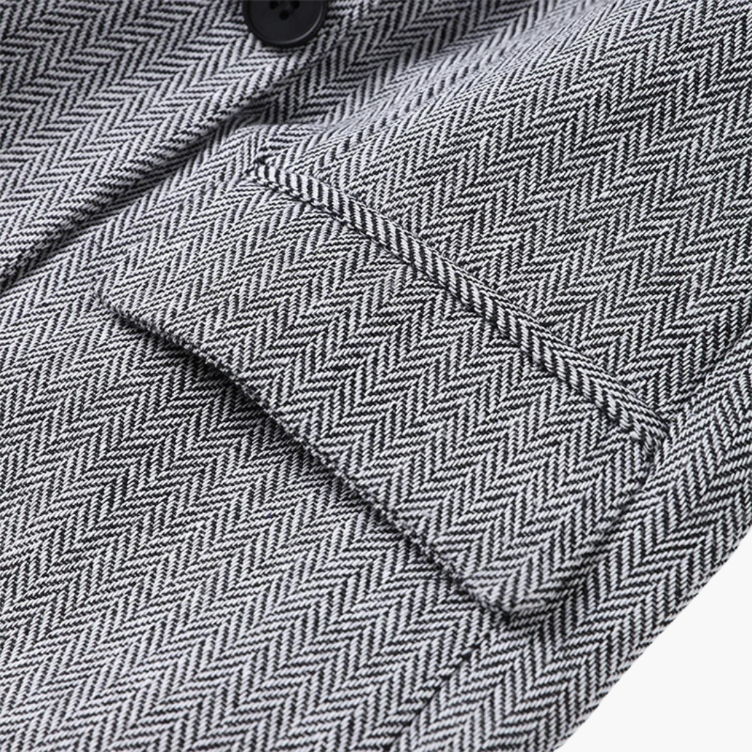 IVORY | ELEGANT FISHBONE PATTERN 3-PIECE SET