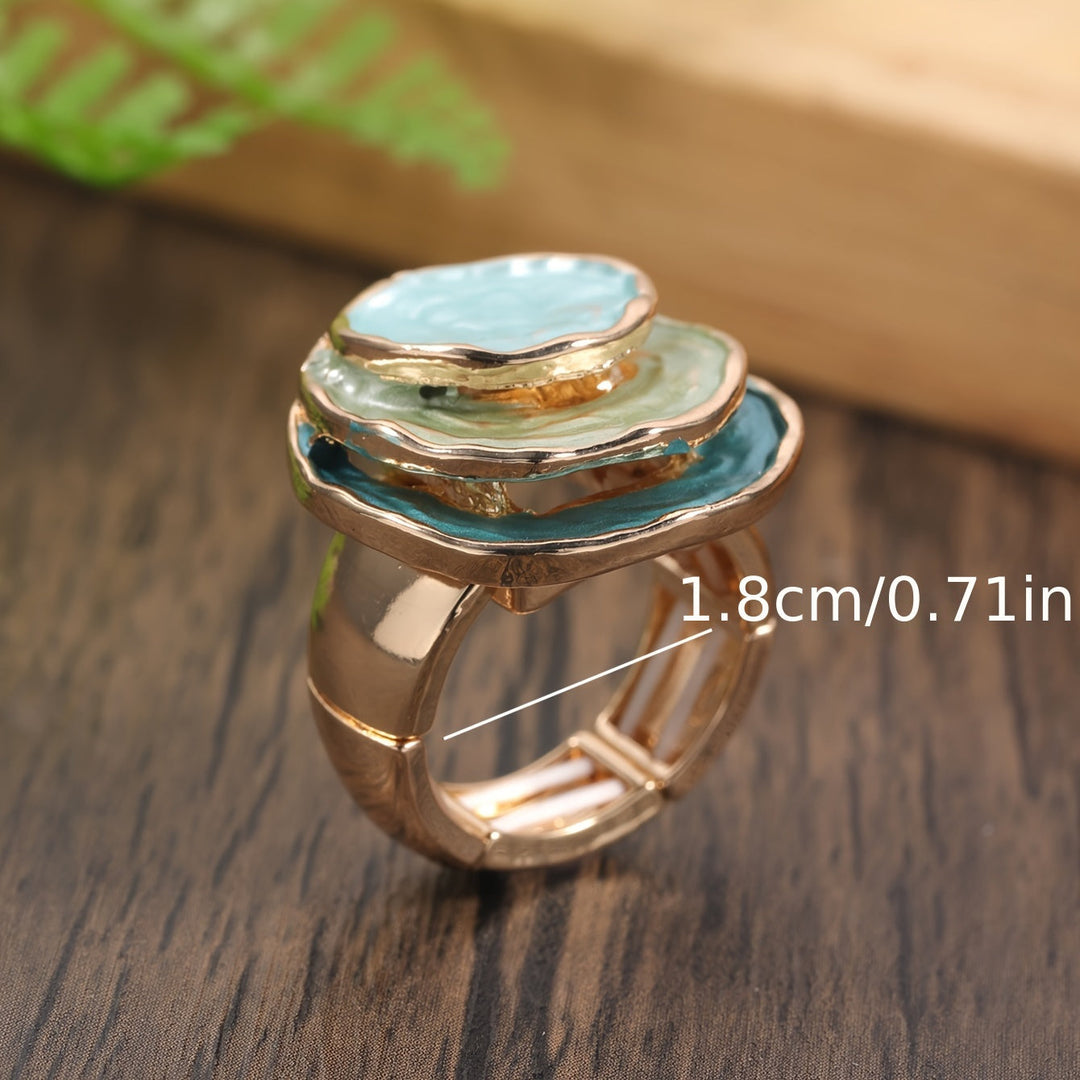 SHERYL | STYLISH TRIPLE-LAYER BOHO RING