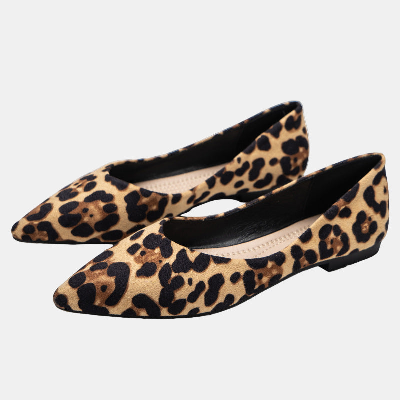 Xavienne | Leopard Spot Flats