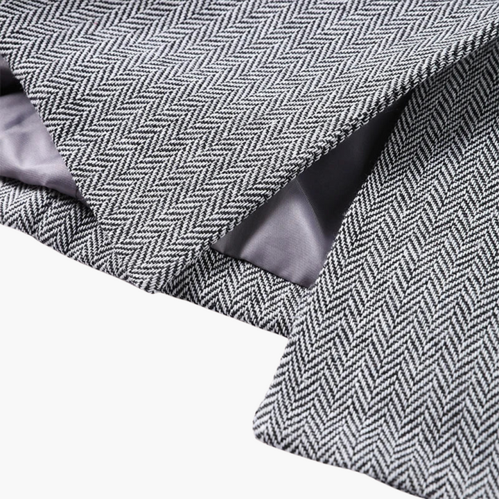 IVORY | ELEGANT FISHBONE PATTERN 3-PIECE SET