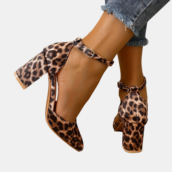 Rivienne | Leopard Chic Block Heels