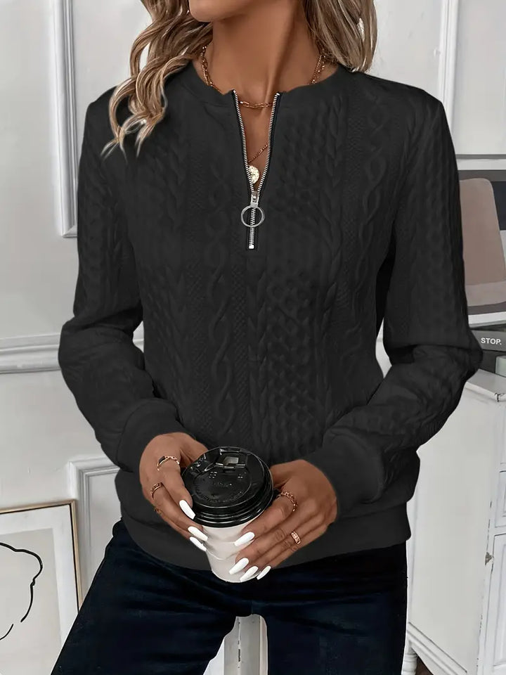 AMELIA | Cozy Zipper Sweater
