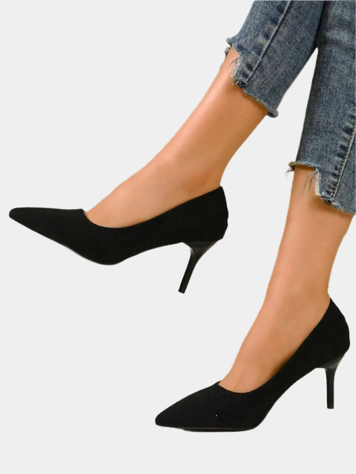 Elowyn | Leopard Two-Tone Buckle Slingbacks