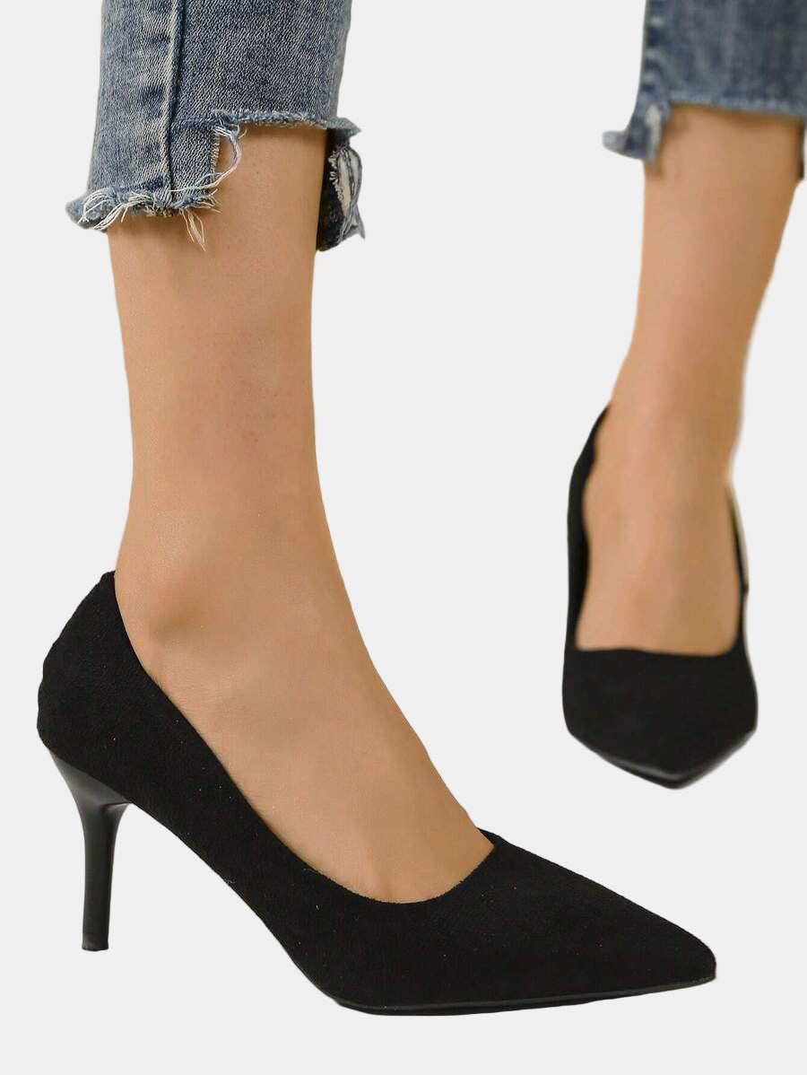 Elowyn | Leopard Two-Tone Buckle Slingbacks