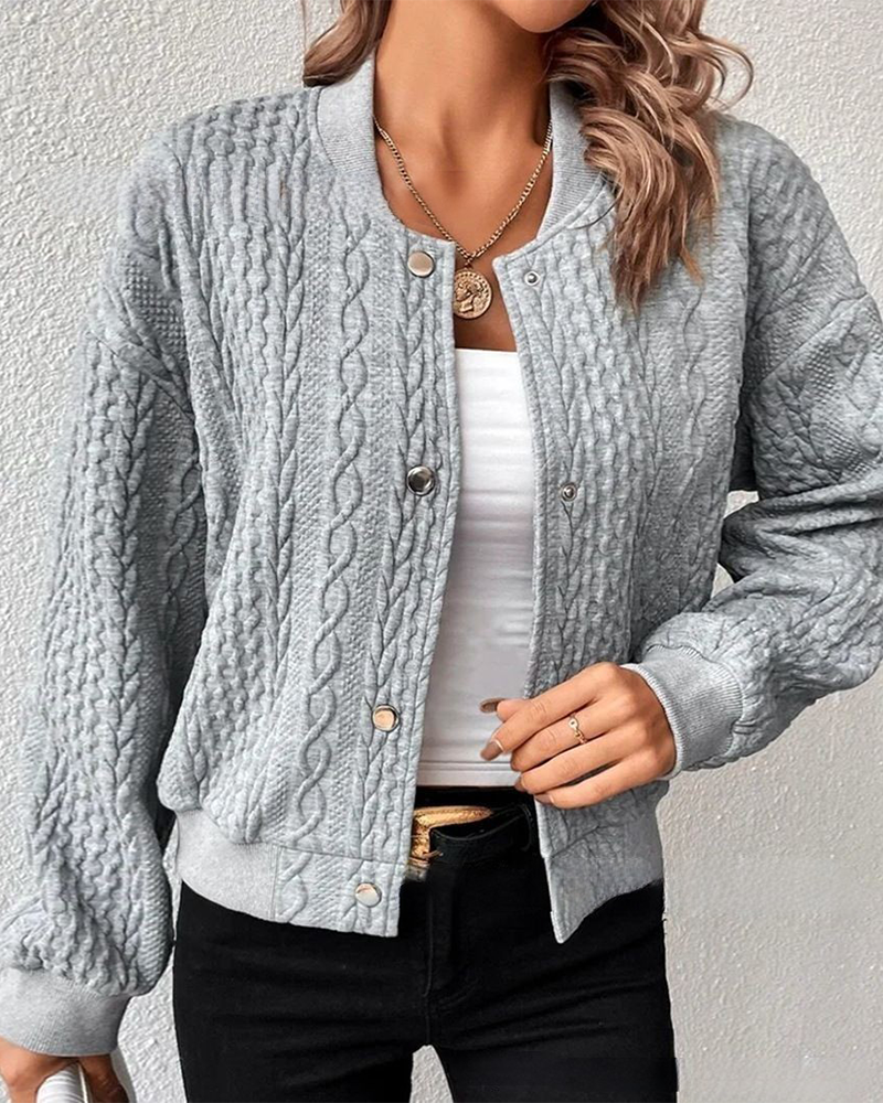 Alora - Comfortable Buttoned Sweater