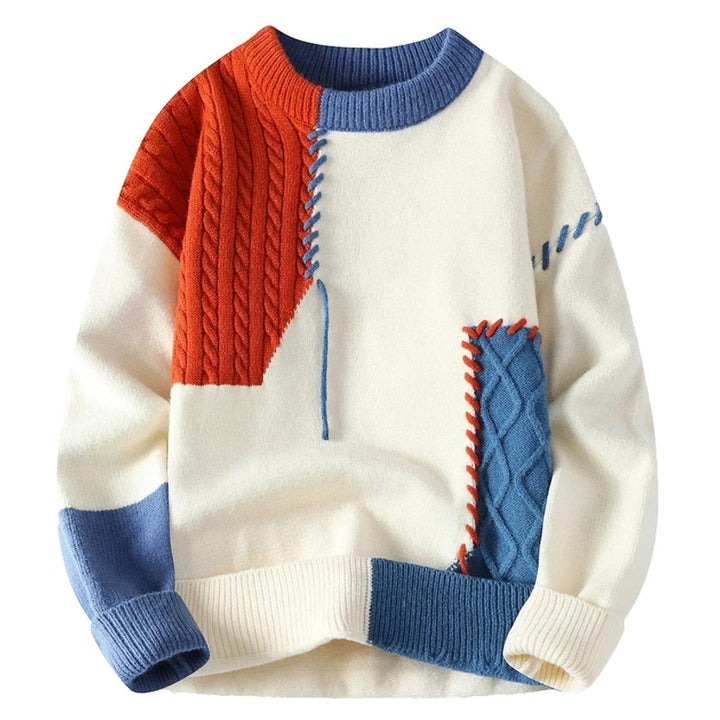 VINCENT | ARTISTIC PATCHWORK SWEATER