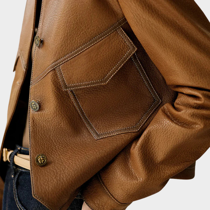 Elizabeth | Elegant Leather Jacket