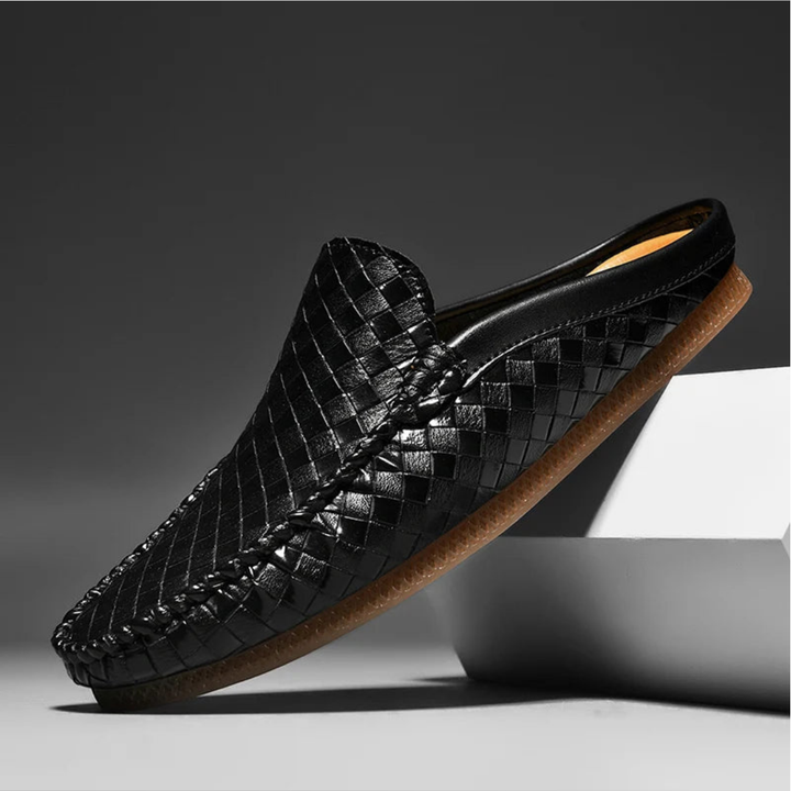Davorin | Men’s Woven Leather Blend Loafers