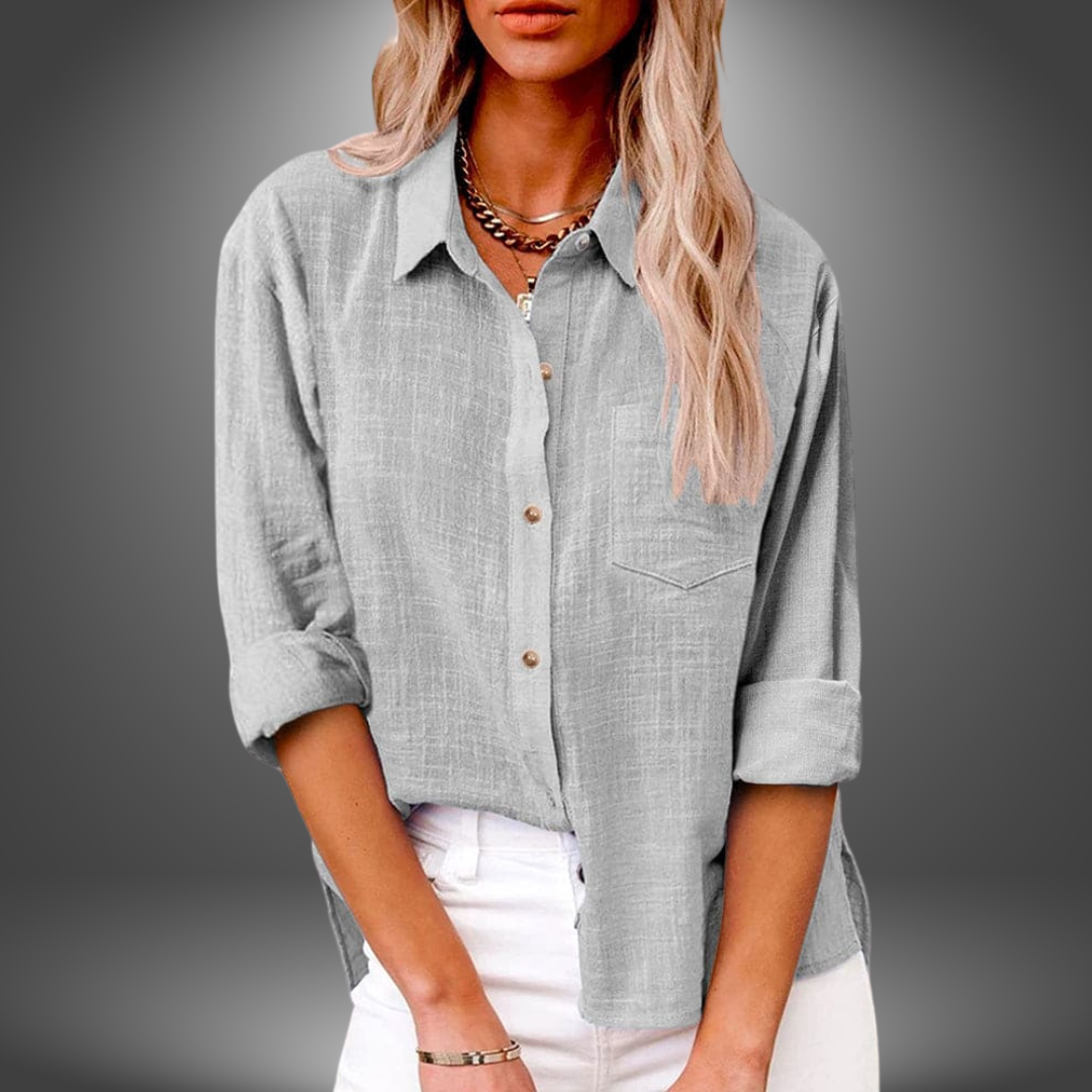 JOSEPHINE | CASUAL COLLARED BLOUSE.