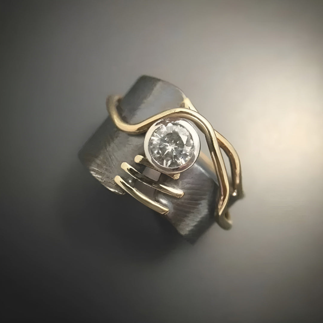 RINA | ELEGANT SILVER GLOW RING