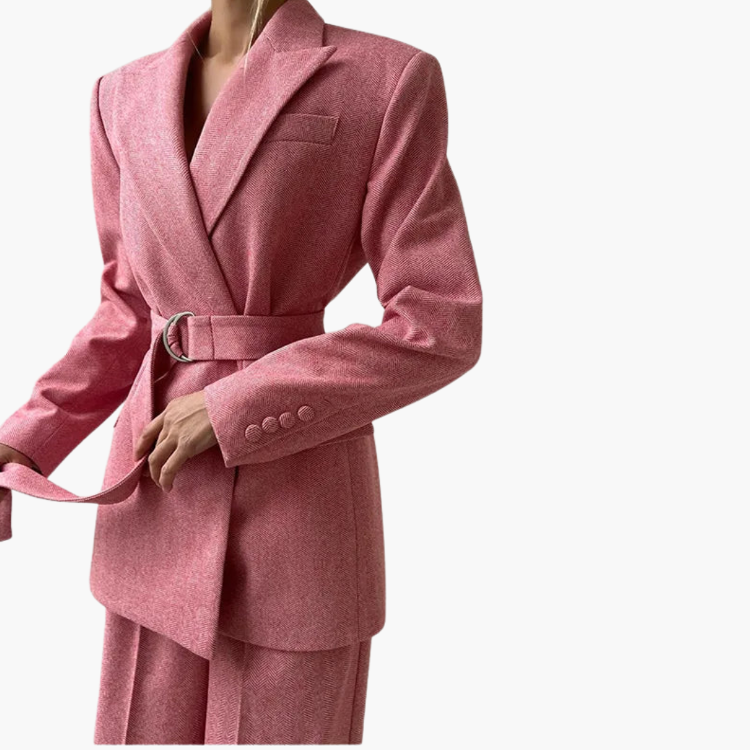 IVORY | ELEGANT FISHBONE PATTERN 3-PIECE SET