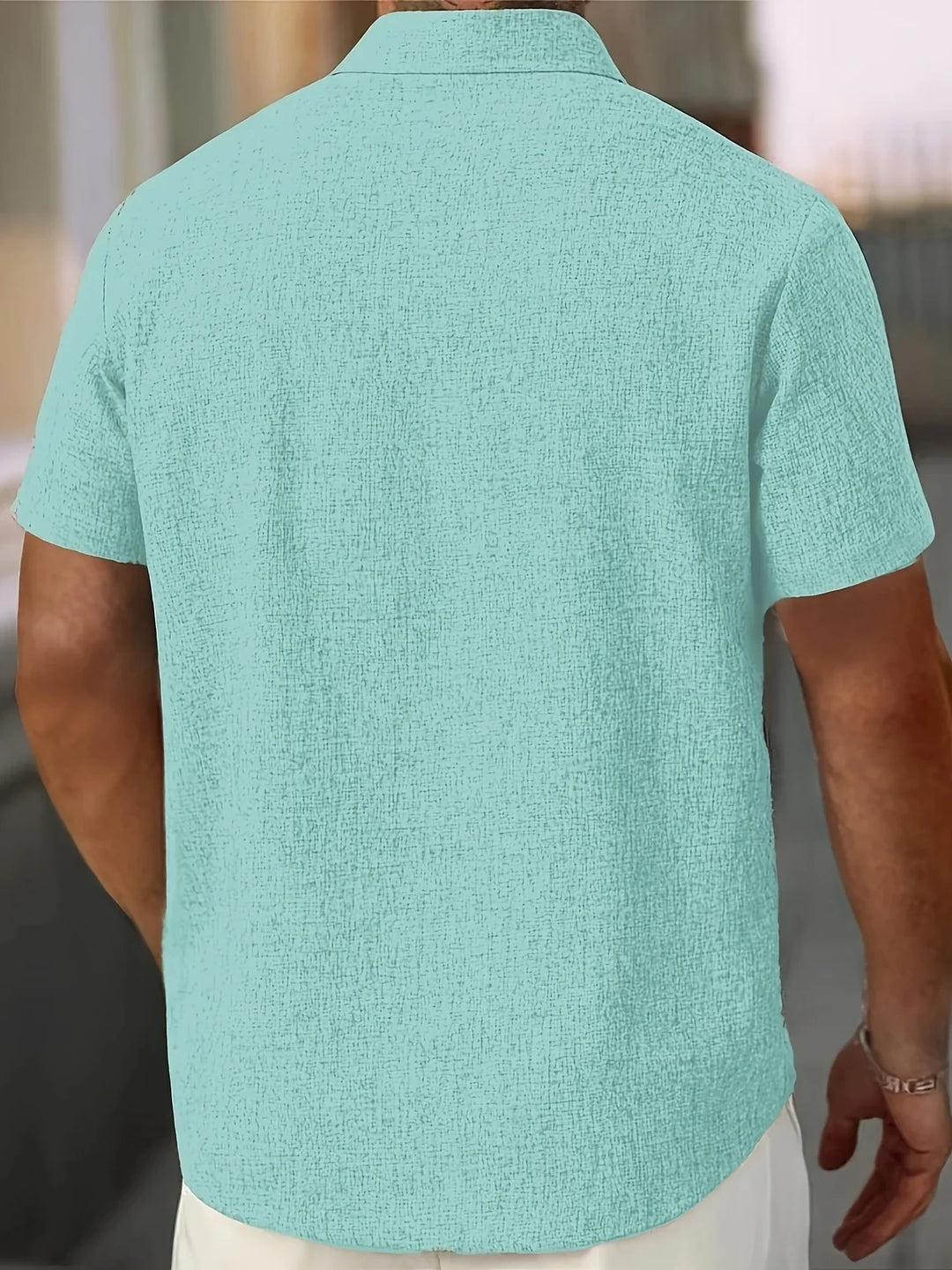 ELEAZAR | CLASSIC LINEN BUTTONED SHIRT