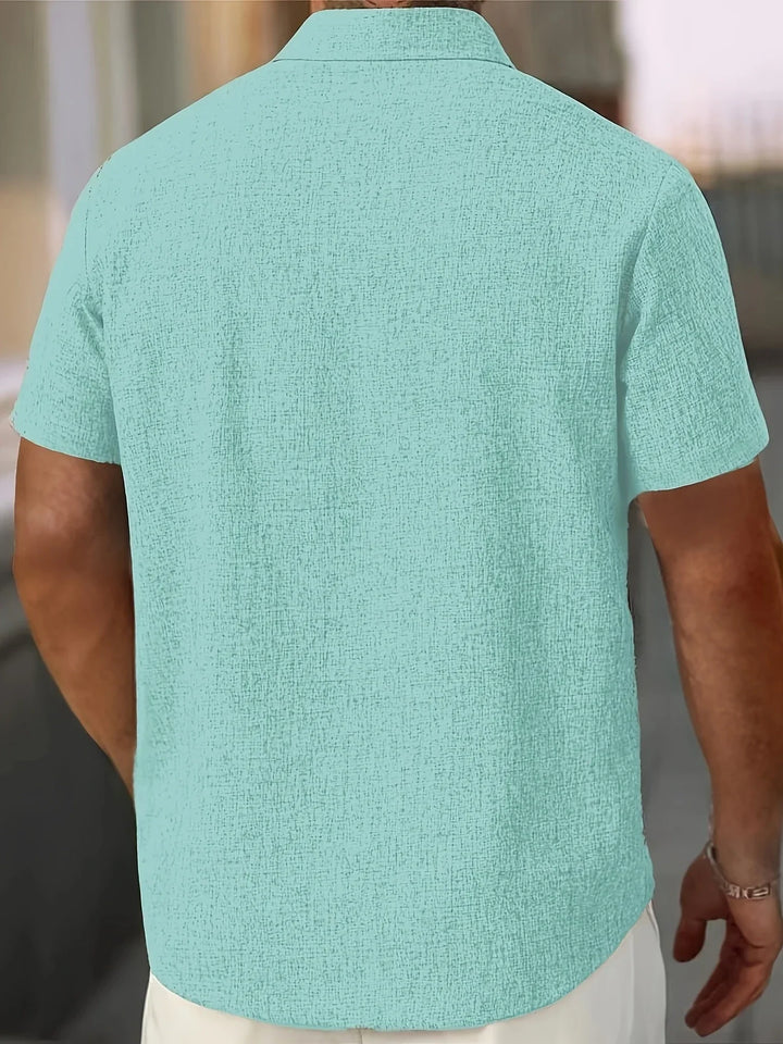 ELEAZAR | CLASSIC LINEN BUTTONED SHIRT