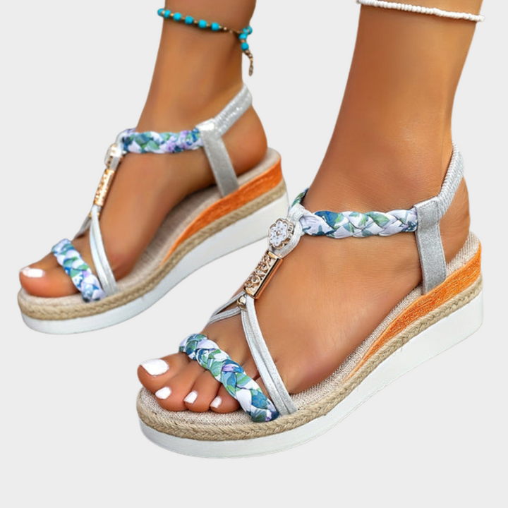 Tasia - Comfortable Wedge Heel Sandals
