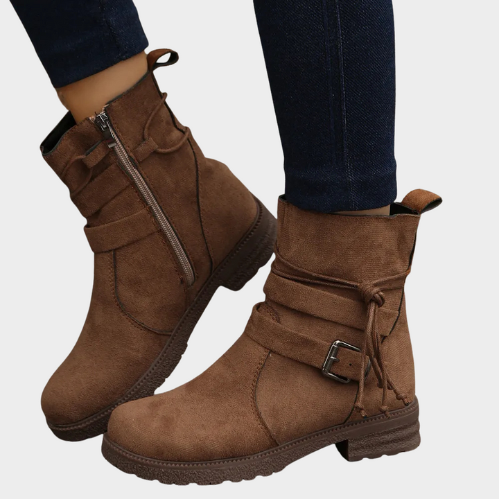 Delaney | Low Heel Ankle Boots