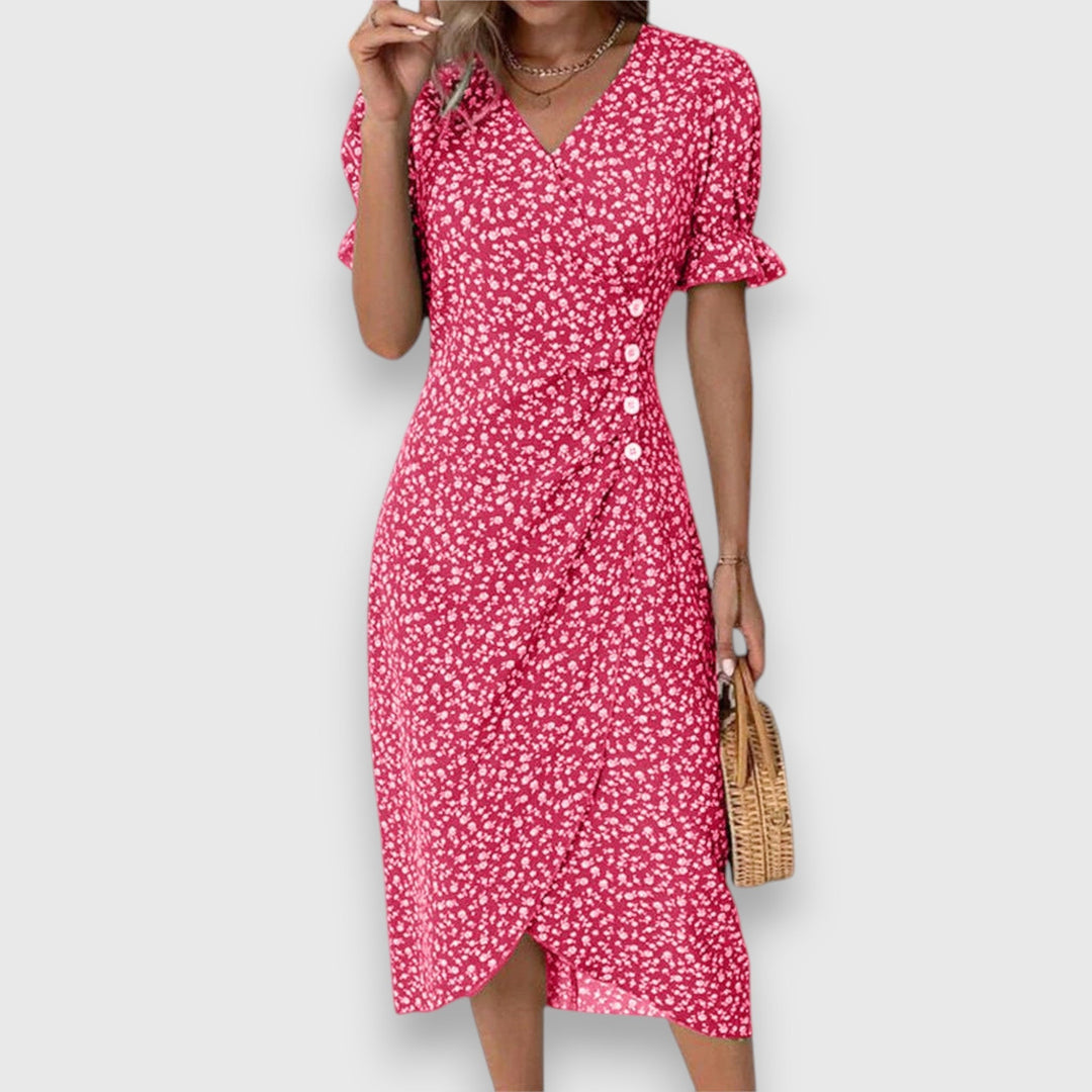 Christina | Elegant Floral Dress