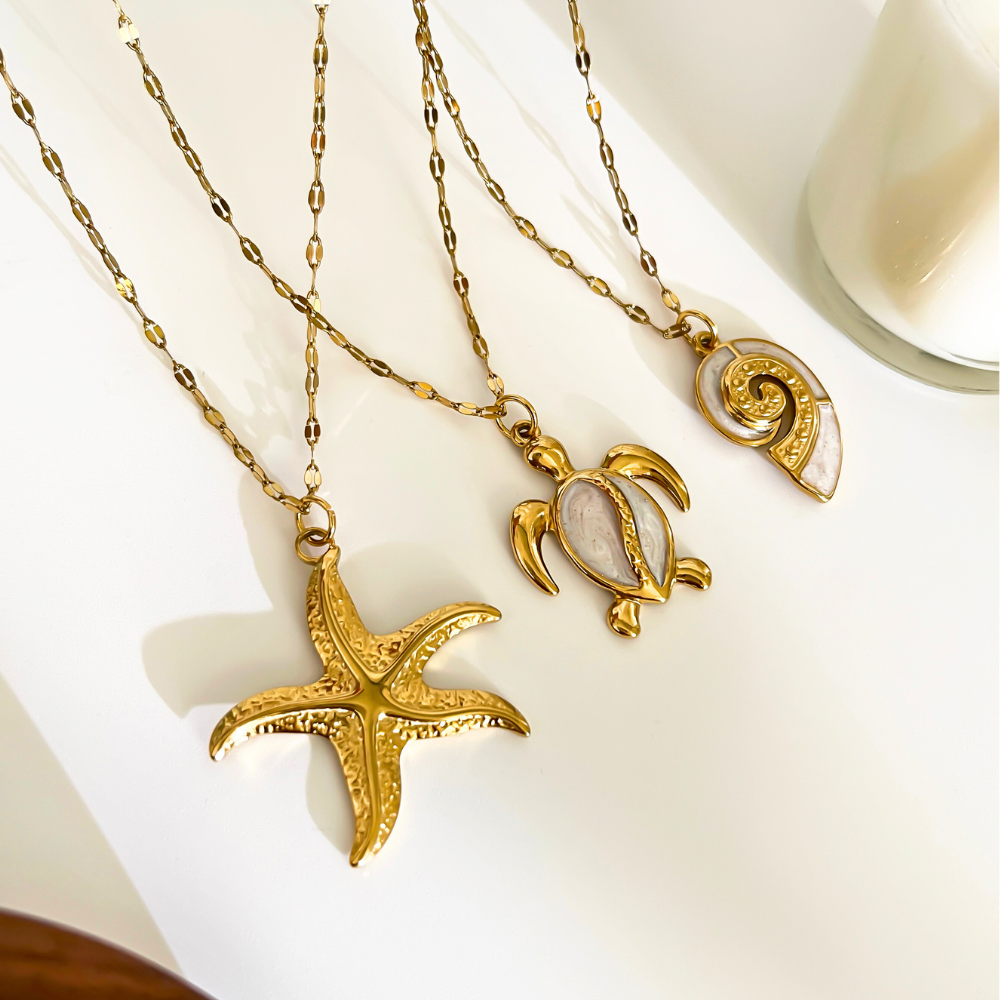 MARINA | COASTAL CHARM NECKLACE SET
