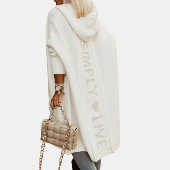 Aria | Long Hooded Cardigan