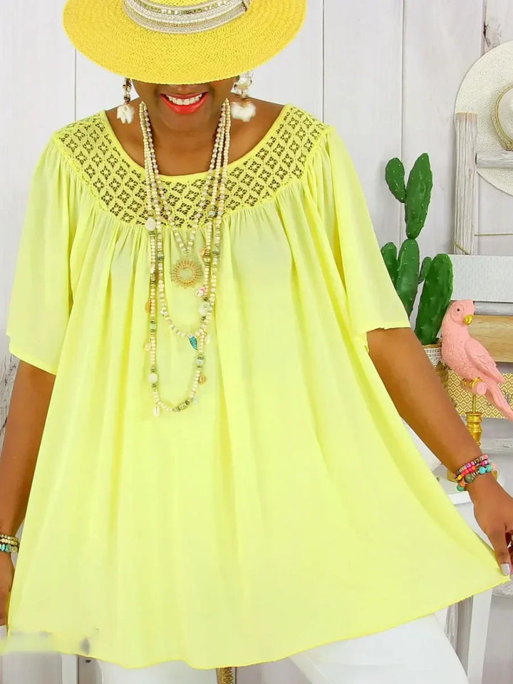 HILDA |  SHORT-SLEEVED SUMMER BLOUSE
