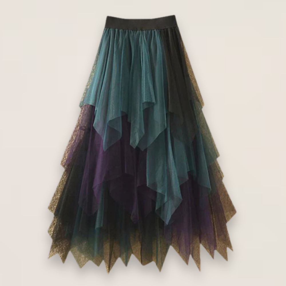 Nova | Casual Asymmetrical Tulle Skirt for Spring Days