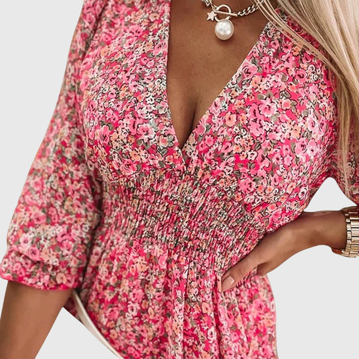 Daniela | Floral Puff Sleeve Dress